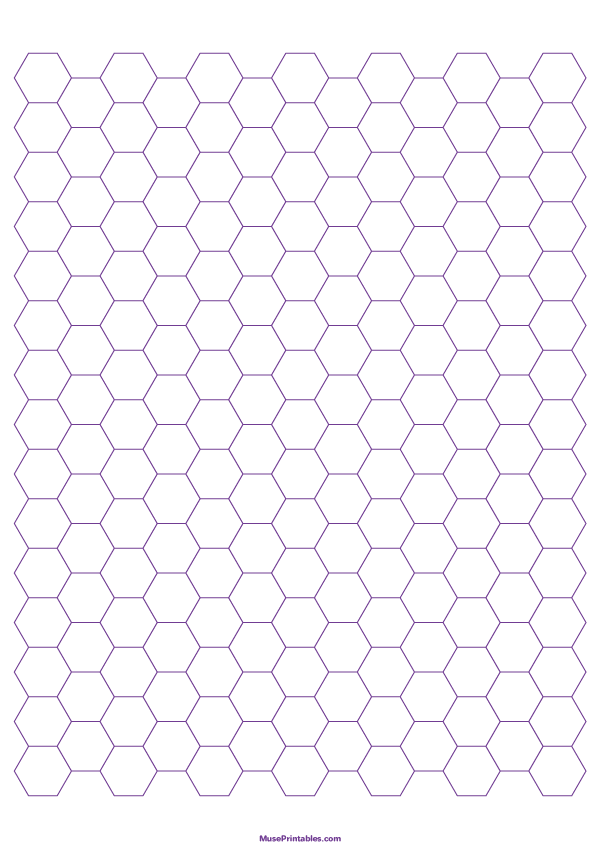 Printable Hex Grid Paper