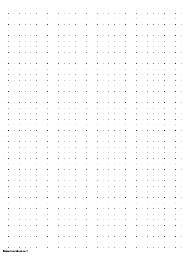 Printable 1 4 Inch Dot Grid Paper For A4 Paper