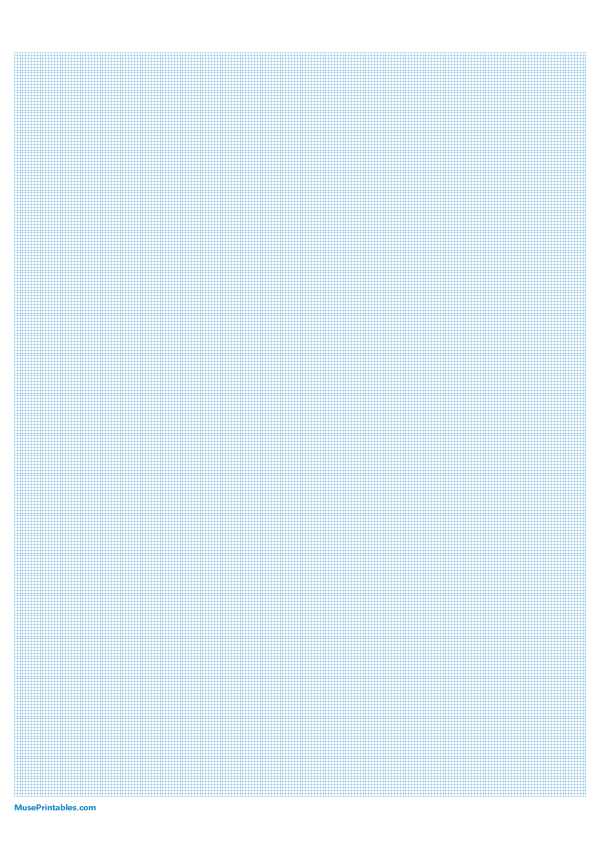 Printable 1 Mm Blue Graph Paper For A4 Paper