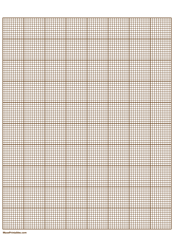 Printable Graph Paper 10 Squares Per Inch