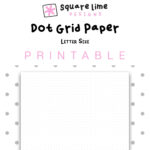 Printable Dot Grid Paper Letter Size Dotted Paper Bullet Etsy