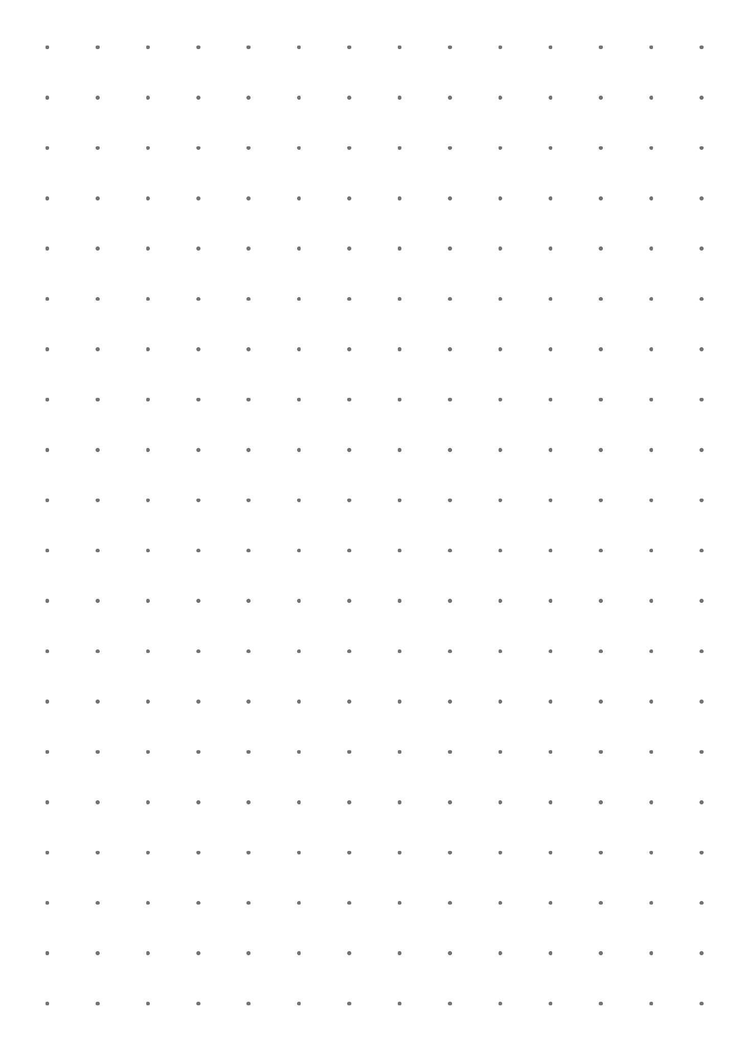 A4 Dot Grid Paper Printable Grid Paper Printable