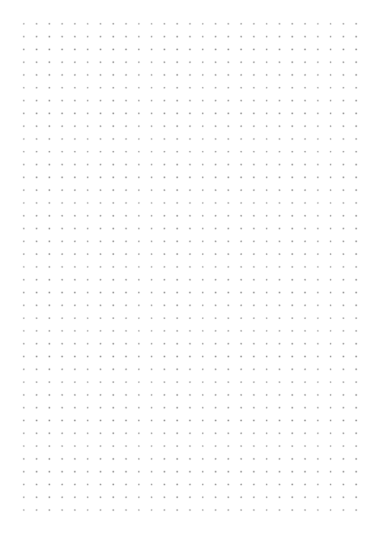 Dot Grid Paper Printable For Bullet Journaling | Grid Paper Printable