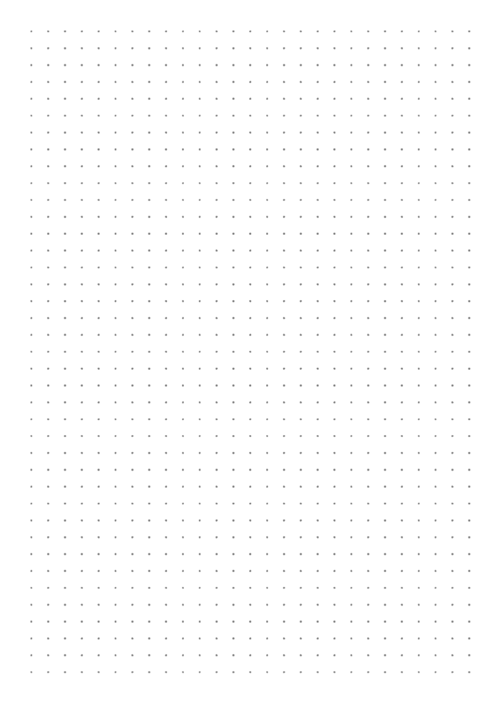 5mm Dot Grid Paper Printable