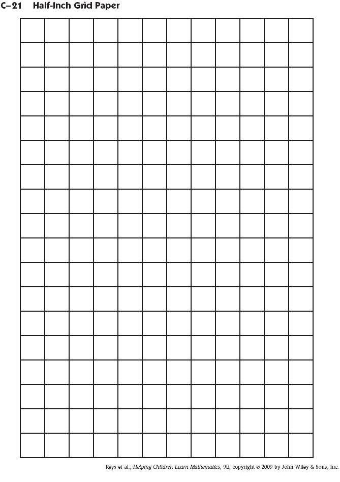 Free Printable 2 Inch Grid Paper