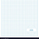Printable Graph Paper 12x12 Inch Size Royalty Free Vector