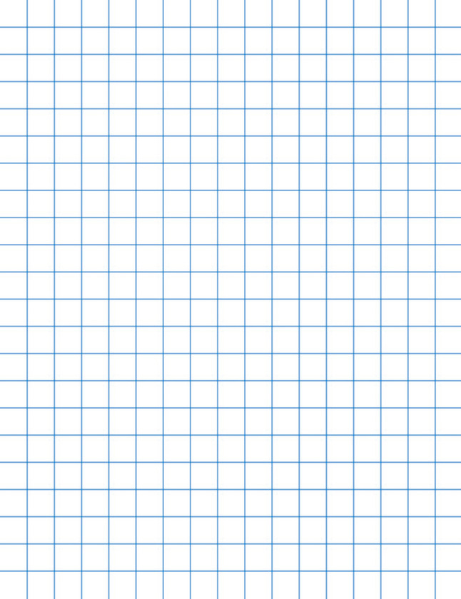 8×11 Free Printable Graph Paper