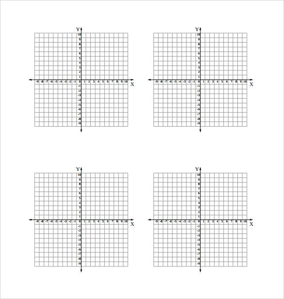 Printable Graph Paper With Axis And Numbers X Y Axis Graph Paper 