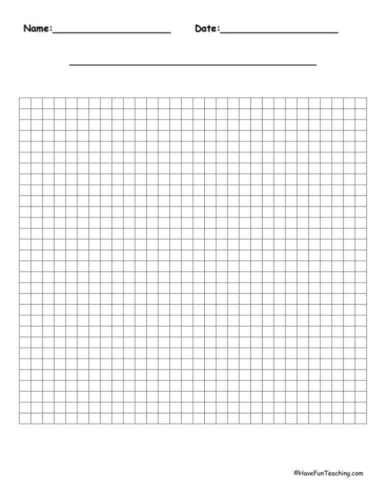 Printable Graphing Paper Numbered To 30 Printable Graph Paper