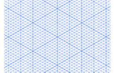 Printable Isometric Graph Paper Best Letter Templates