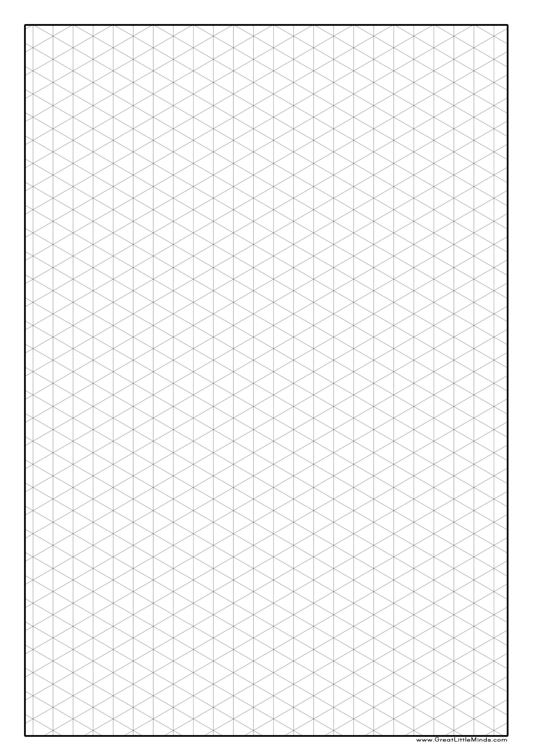 Printable Isometric Graph Paper Dibujos En Cuadricula T cnicas De 