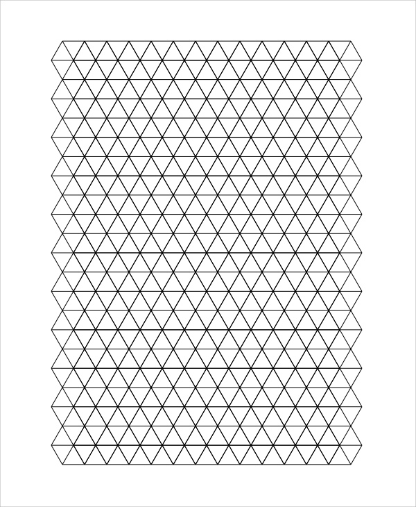 Triangle Grid Paper Printable