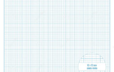 Vector Printable Graph Paper 12x12 Inch Size Stock Vector