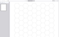 1 Inch Hexagon Graph Paper (Pdf) | Graph Paper Page throughout Hexagon Grid Paper Printable