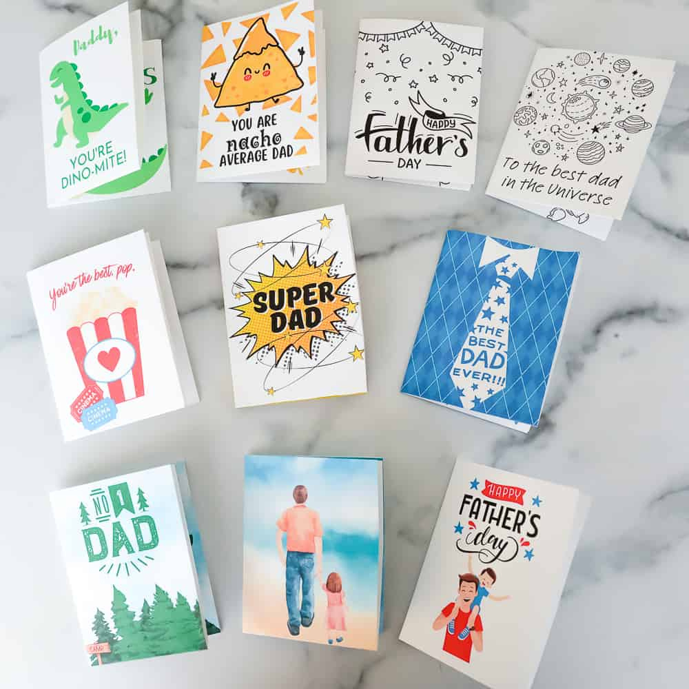 10 Free Printable Father&amp;#039;S Day Cards - Prudent Penny Pincher throughout Father&amp;#039;S Day Printable Paper