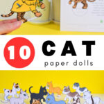 10 Printable Cat Paper Dolls Regarding Printable Paper Doll Animals