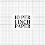 10 Quadrate Pro Zoll Millimeterpapier | Druckbar | 10X10 For Graph Paper Printable 10 Squares Per Inch
