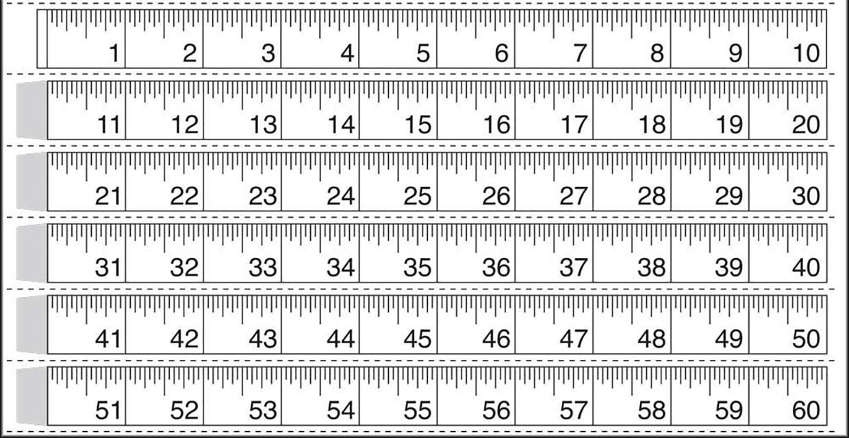10 Sets Of Free, Printable Rulers When You Need One Fast throughout Printable Paper Ruler in Centimeters