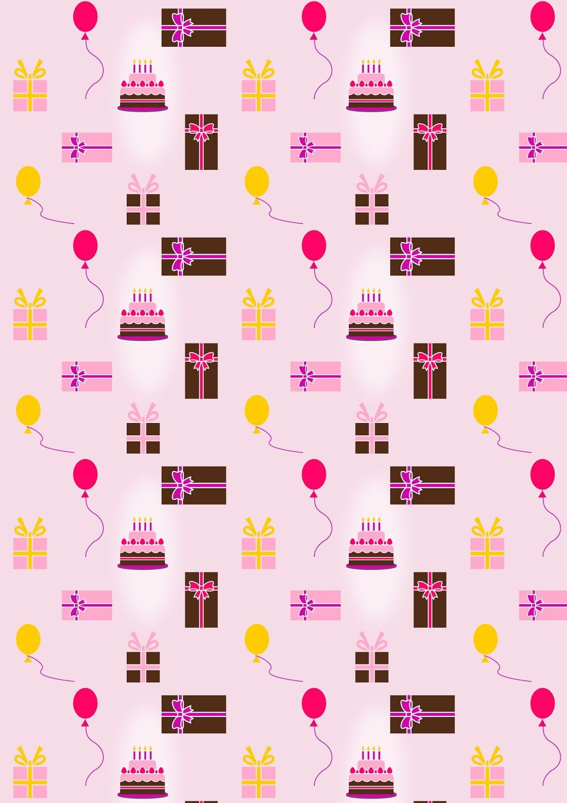 100 Free Printable • Gift Wrap Ideas | Free Printable Gifts throughout Birthday Printable Paper