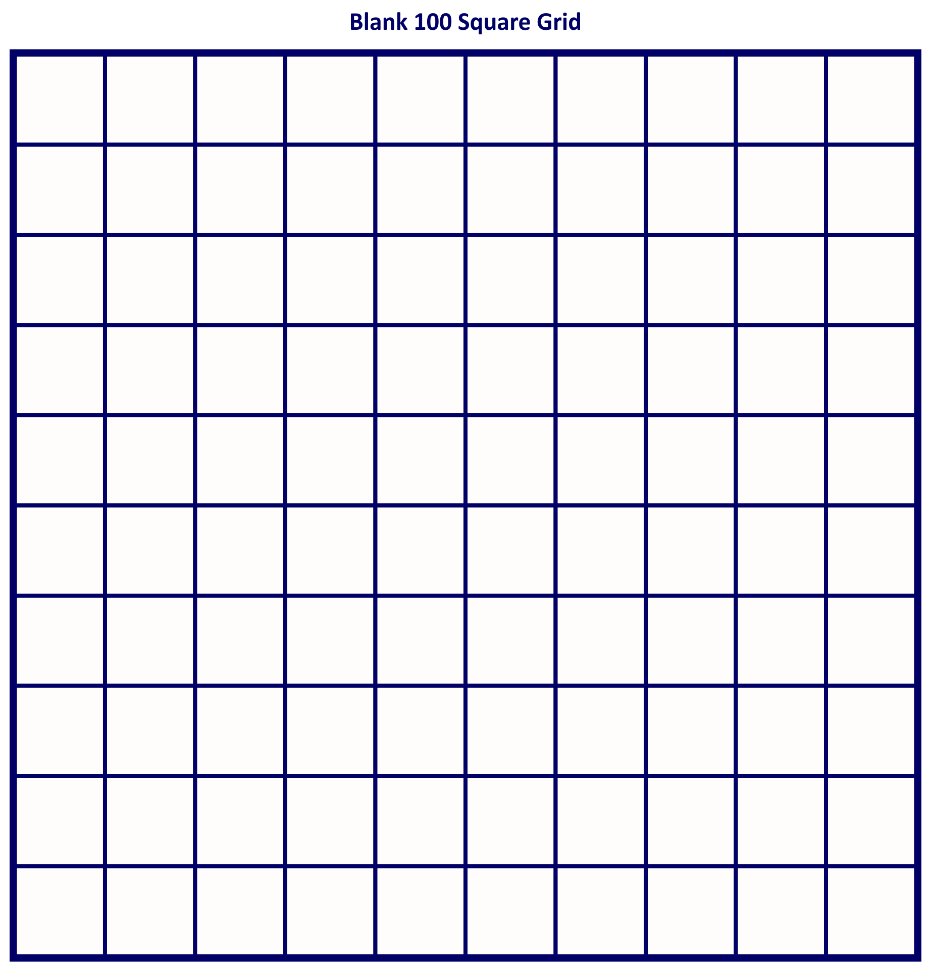 100 Square Grid - 10 Free Pdf Printables | Printablee - Worksheets for 100 Square Graph Paper Printable