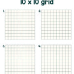 1010 Grids   10 Free Pdf Printables | Printablee For 10 By 10 Grid Paper Printable