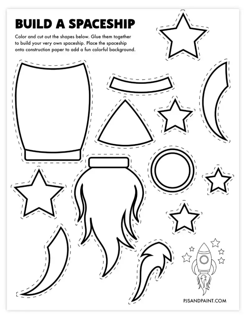 102 Free Printable &amp;quot;Build Your Own&amp;quot; Crafts - Pjs And Paint pertaining to Free Printable Paper Crafts For Kids