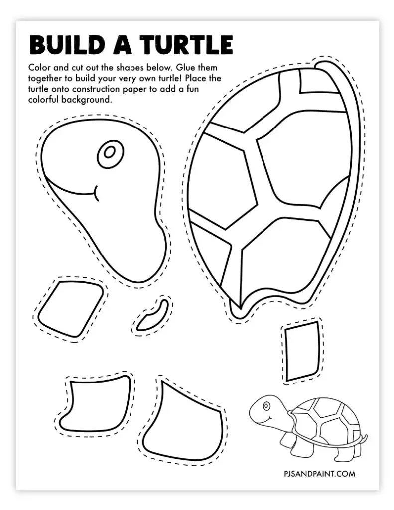 102 Free Printable &amp;quot;Build Your Own&amp;quot; Crafts - Pjs And Paint regarding Free Printable Paper Craft