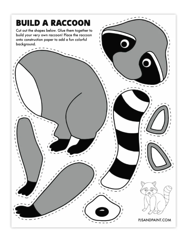 102 Free Printable &amp;quot;Build Your Own&amp;quot; Crafts - Pjs And Paint with regard to Printable Paper Crafts Free