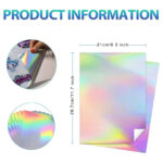 10Sheets A4 Holographic Printable Sticker Paper For Ink Jet & Laser Printer  Vinyl Sticker Printable Paper Waterproof 8.3“×11.7”   Aliexpress With Regard To Holographic Printable Paper