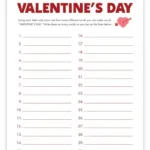 11 Free Printable Valentine'S Day Games And Activities   Pjs And Paint Inside Valentines Day Printable Paper