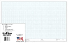 11X17 Isometric Grid Pad 50-Sheet 11X17 Isometric Graph Paper Pad for Printable 11X17 Isometric Graph Paper