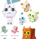 12 Easy Paper Toys To Print, Cut, And Assemble With Regard To Printable Paper Toy
