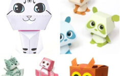 12 Easy Paper Toys To Print, Cut, And Assemble with regard to Printable Paper Toy