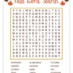 14 Free Printable Fall Games And Activities   Pjs And Paint With Printable Paper Games For Adults