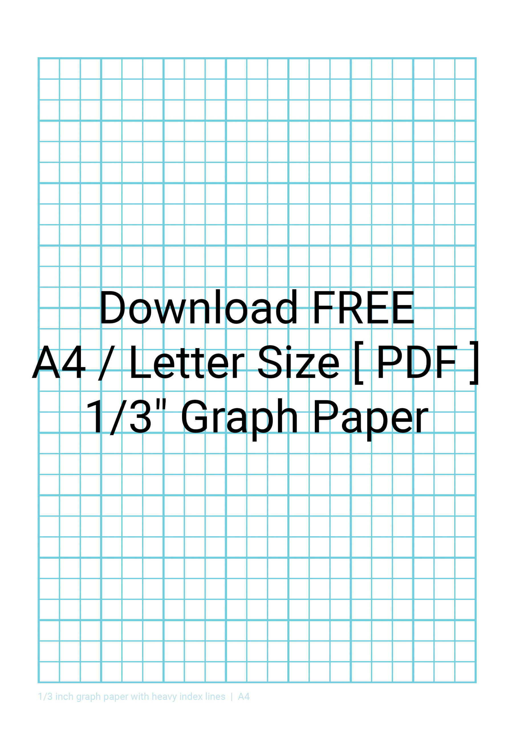 14 Free Printable Graph Paper Templates [ Pdf ] inside Printable Letter Size Graph Paper