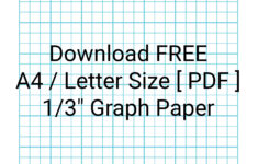 14 Free Printable Graph Paper Templates [ Pdf ] intended for Free Printable Graph Paper