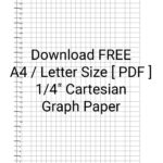 14 Free Printable Graph Paper Templates [ Pdf ] Intended For Printable Graph Paper 1/4 Inch Free