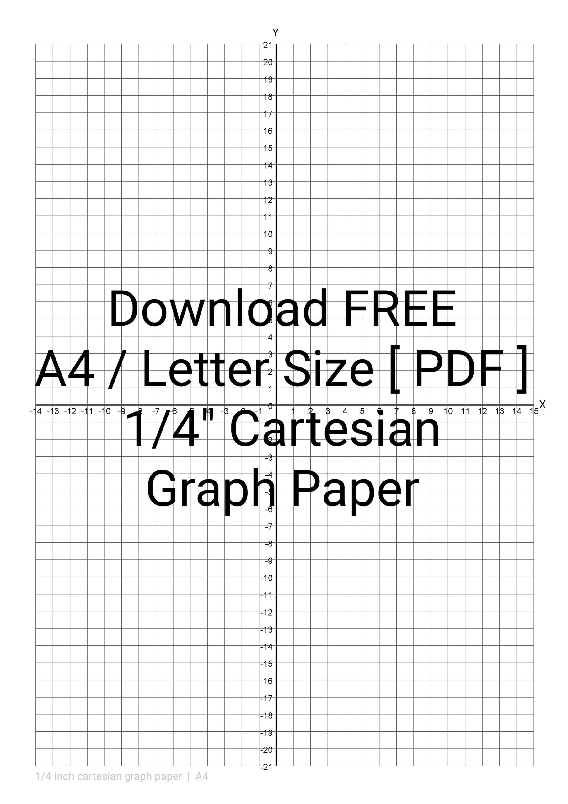 14 Free Printable Graph Paper Templates [ Pdf ] pertaining to Printable Graph Paper 1 16 Inch