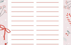15 Free Printable Christmas Lists (Pdf Download!) regarding Christmas List Printable Paper