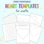 15+ Heart Template Printables   Free Heart Stencils And Patterns In Printable Paper Stencils