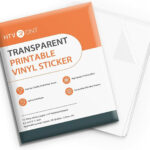 15 Sheets Glossy Clear Printable Vinyl Sticker Paper For Inkjet Within Hp Printable Vinyl Sticker Paper