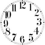 16 Clock Face Images   Print Your Own!   The Graphics Fairy In Free Printable Paper Watch Template
