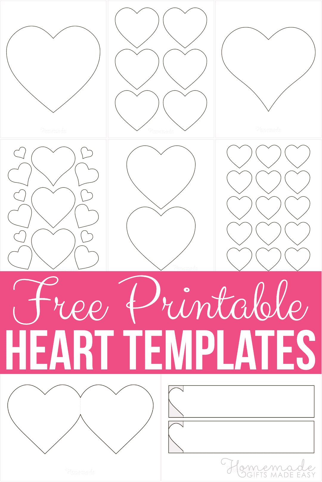 20 Free Printable Heart Templates, Patterns &amp;amp; Stencils for Printable Paper Heart