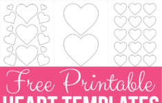 20 Free Printable Heart Templates, Patterns &amp; Stencils pertaining to Heart Printable Paper