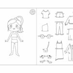 20 Pages Of Paper Dolls To Print, Color, Cut & Play | Kids Pertaining To Coloring Pages Printable Paper Dolls