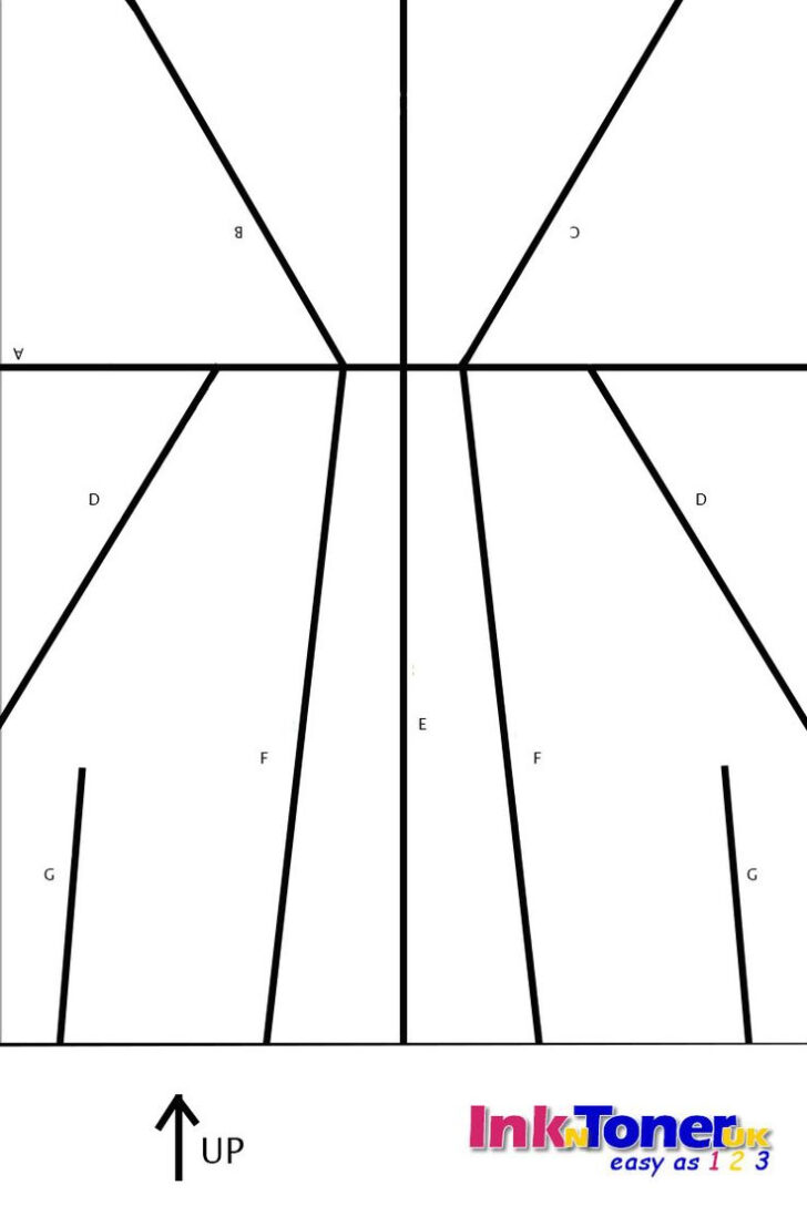 Printable Paper Airplane Template