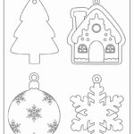200 Printable Christmas Ornaments (Free Templates) In Printable Paper Christmas Ornaments Templates