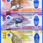 2025 2024 Philippines New Polymer Set   50, 100, 500 Piso Unc Regarding Printable Paper Money Philippines