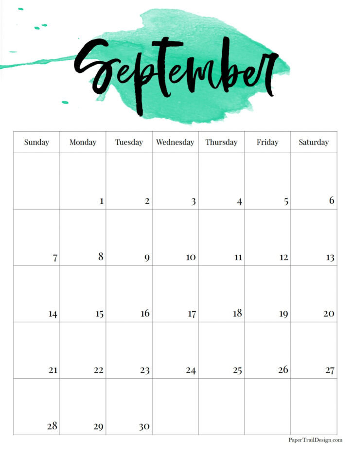 Printable Paper Calendar 2025