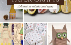 25 Free Printable Paper Crafts For Adults And Teens - Pillar Box Blue in Printable Paper Projects